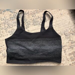 aerie Navy Ribbed Crop Bralette